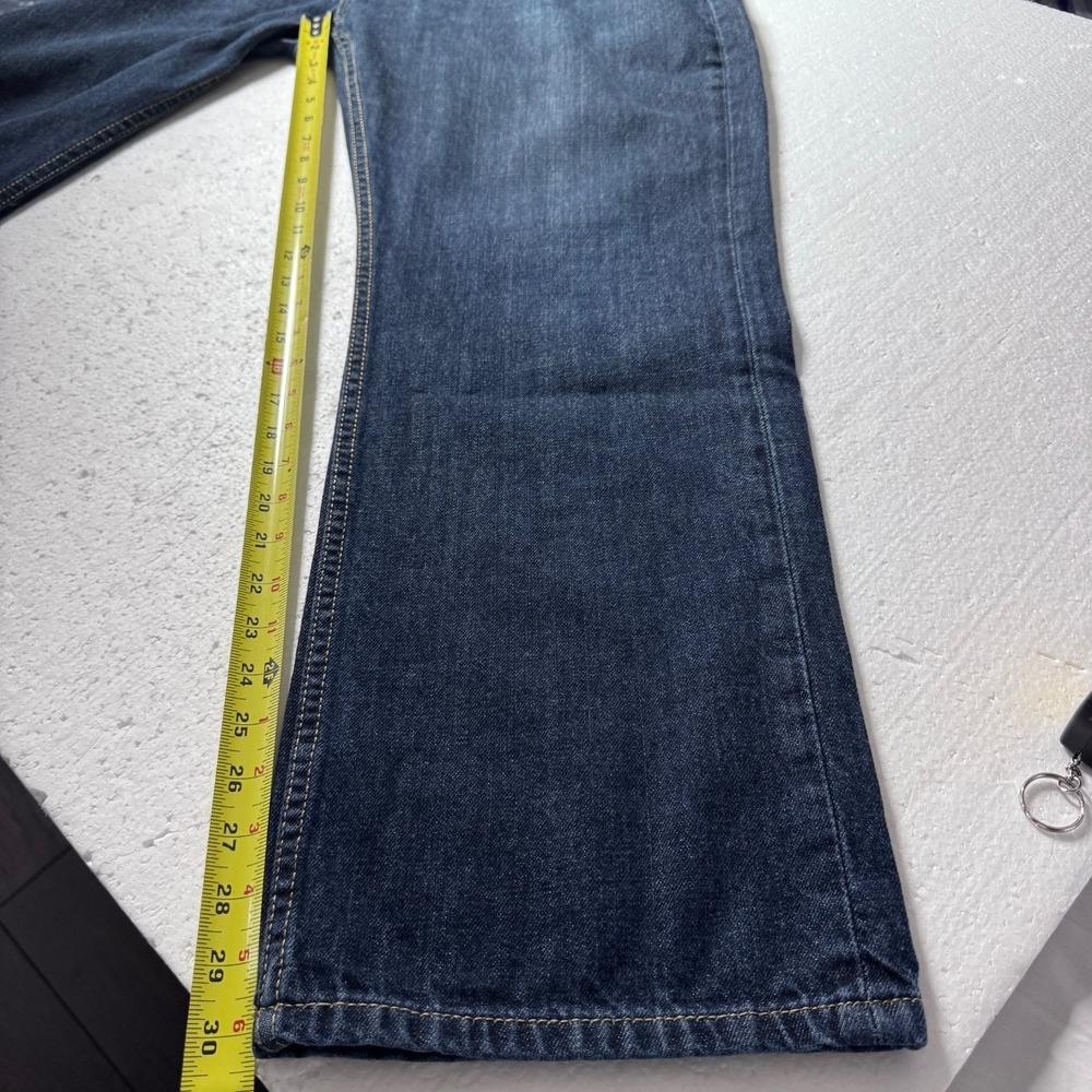 EUC Levis 559 Relaxed Straight Jeans Mens 38x32 Dark‎ Wash Denim 559-0202 - Picture 8 of 9
